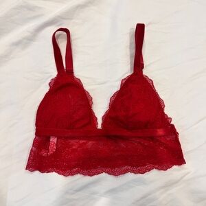 Red Lace Victoria’s Secret Bralette